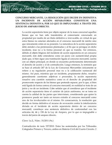 DERECHO CIVIL â ENERO 2012 CoordinaciÃ³n de LegislaciÃ³n y ...