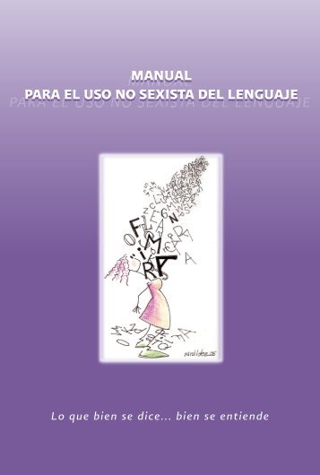 Manual para el uso no sexista del lenguaje (PDF) - CONAVIM