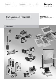 Trainingssystem Pneumatik - Bosch Rexroth