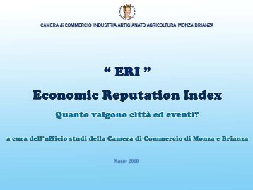 Economic Reputation Index - Camera di Commercio di Monza e ...