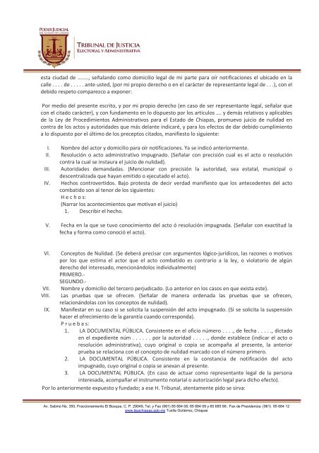 2.- tramites, requisitos, formatos - Transparencia - Poder Judicial del ...