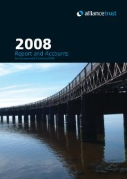 2008 Annual Report - Alliance Trust
