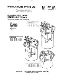 307900E STAINLESS STEEL (ASME) PRESSURE TANKS