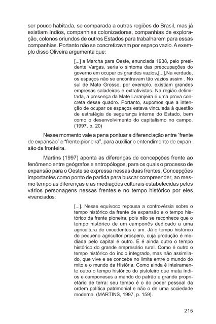 Anais Semana de HistÃ³ria 2005 - Campus de TrÃªs Lagoas