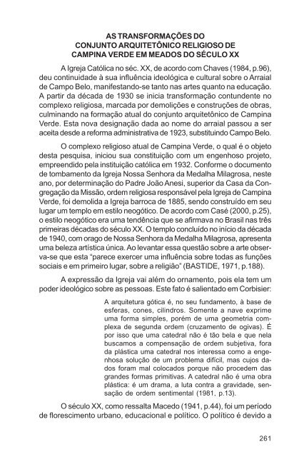 Anais Semana de HistÃ³ria 2005 - Campus de TrÃªs Lagoas