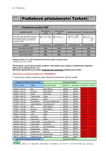06_03_04_03_TARKETT_podlahovÃ© profily 2009 23062009 - Asko
