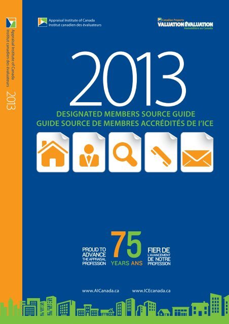 2013 Designated Member Source Guide - Appraisal Institute of ...