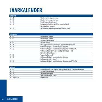 JaaRKaLENDER - S.G. Sint Ursula Horn