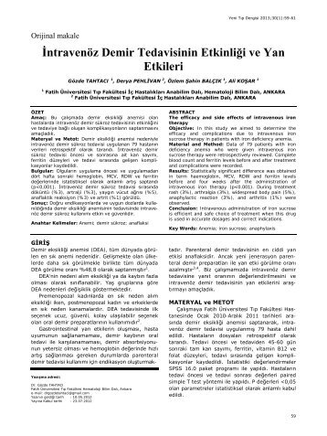 PDF - Yeni Tıp Dergisi