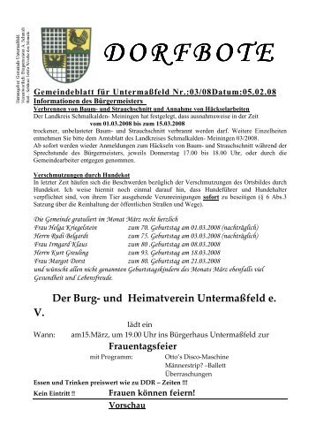 Das „Landesblasorchester Thüringen“ - Untermaßfeld