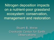 Nitrogen deposition impacts on a nutrient-poor grassland ... - Cal-IPC