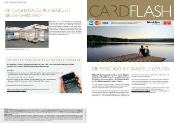 CARDFLASH 3/2010 - SWISS Miles & More Kreditkarten