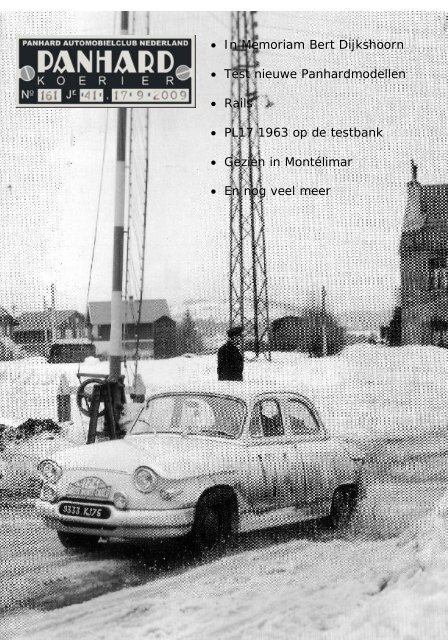 Lees Panhard Koerier 161 online - Panhardclub Nederland