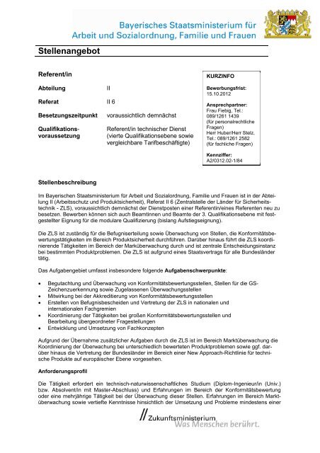 Stellenangebot - ZLS