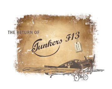 The Return of the Junkers F13 - RIMOWA IN THE AIR