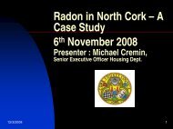 Radon in North Cork - Radiological Protection Institute of Ireland