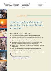 The Changing Role of Managerial Accounting in a Dynamic ...