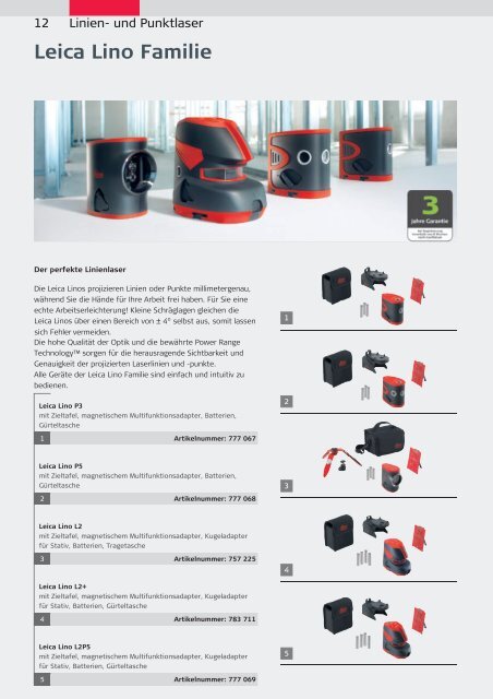 Leica Geosystems Katalog  2011 2012