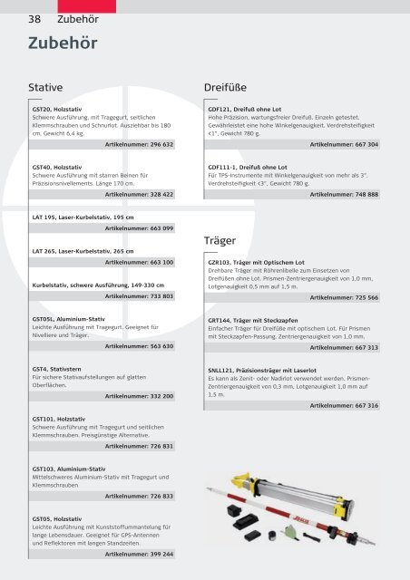 Leica Geosystems Katalog  2011 2012