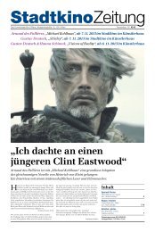 â€žIch dachte an einen jÃ¼ngeren Clint Eastwoodâ€œ - Stadtkino Wien