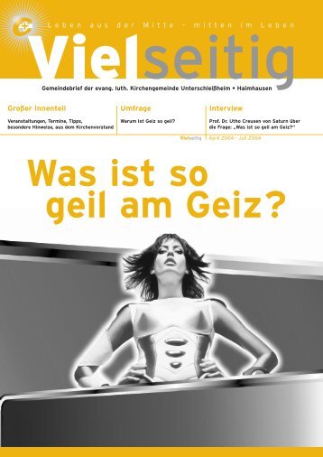 Was ist so geil am - Unterschleissheim Evangelisch