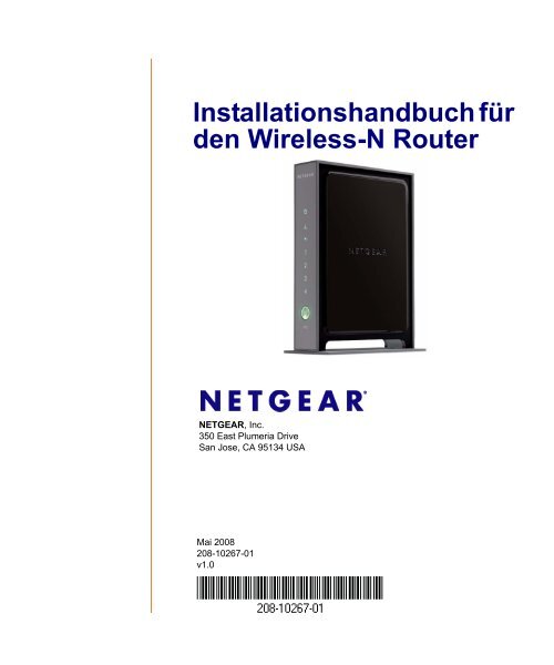 Anleitung Netgear Wireless-N-Router - upc cablecom
