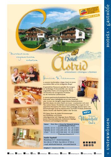 Unterwössen Hotels .Gasthöfe