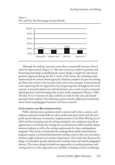 Teaching Grammar and Editing in Public Administration ... - Naspaa