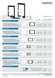 Preisliste 01 / 2013 - Lingg & Janke