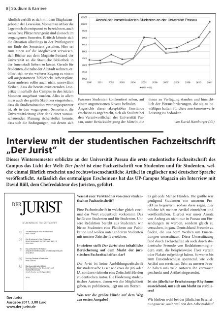 Die 32. Ausgabe - Heft 1/2012 - erscheint im ... - UP-Campus Magazin