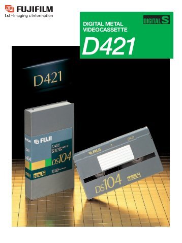 Digital Metal Video Cassette D421 Catalog