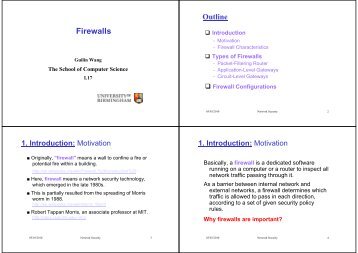 2. Types of Firewalls