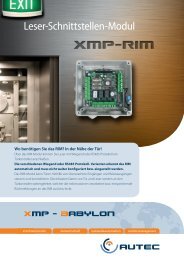 XMP-RIM-0xx Flyer - AUTEC Gesellschaft fÃƒÂ¼r Automationstechnik mbH