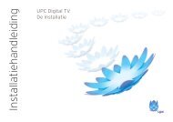 UPC Digital TV Installatiehandleiding De Installatie