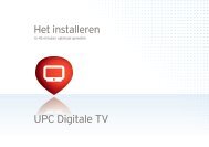 Installatiehandleiding UPC Digitale TV