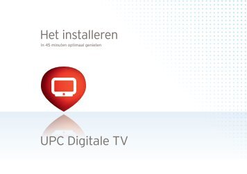 Installatiehandleiding UPC Digitale TV