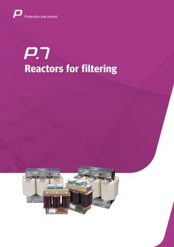 P.7 - Reactors for filtering - Circutor