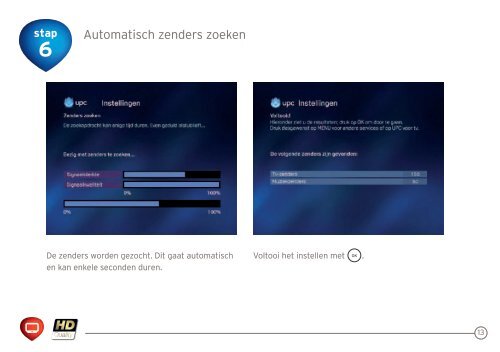 Installatiehandleiding UPC Digitale TV HD met DVR