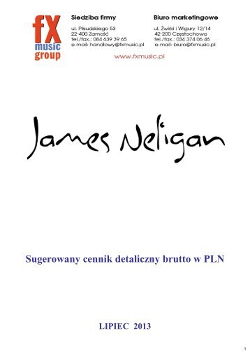 James Neligan - FX-Music Group