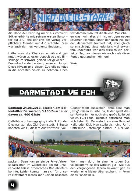 Ausgabe 31 – Hansa Rostock - Fanatico Boys