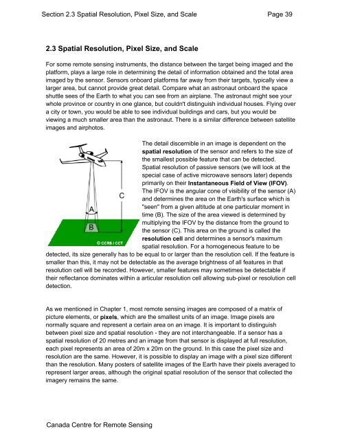Section 2.3 Spatial Resolution, Pixel Size, and Scale - UPRM