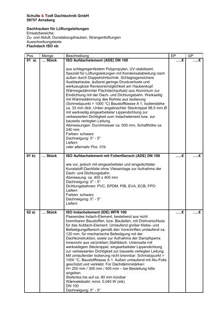 PDF Ã¶ffnen (23 KB) - DachdurchfÃ¼hrungen von Schulte & Todt