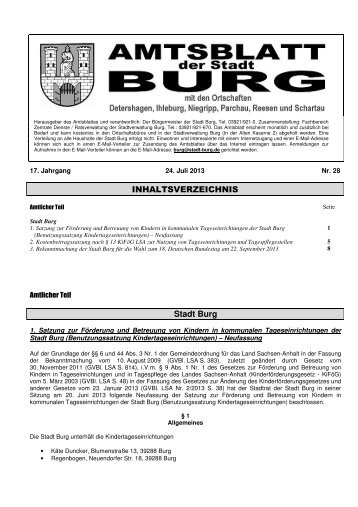 AMTSBLATT 28-2013- doc - Stadt Burg