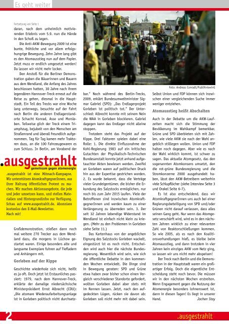 ausgestrahlt-Rundbrief Nr. 6