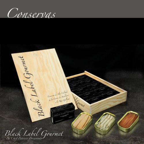 Catalogo conservas black label gourmet 2015