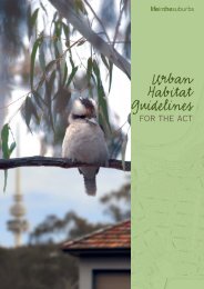 Urban Habitat Guidelines - Life in the Suburbs