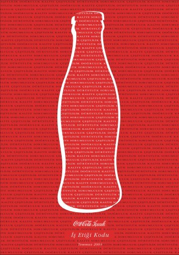İş Etiği Kodu - Coca Cola İçecek