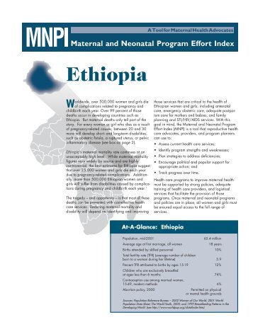 Ethiopia - POLICY Project