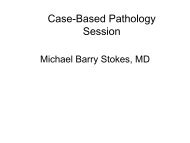Case-Based Pathology Session