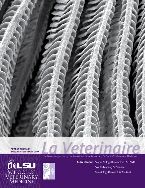Also Inside: - School of Veterinary Medicine